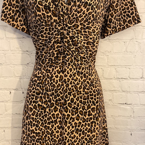 Vintage Dani Michaels animal print front knit maxi dress - Picture 4 of 8